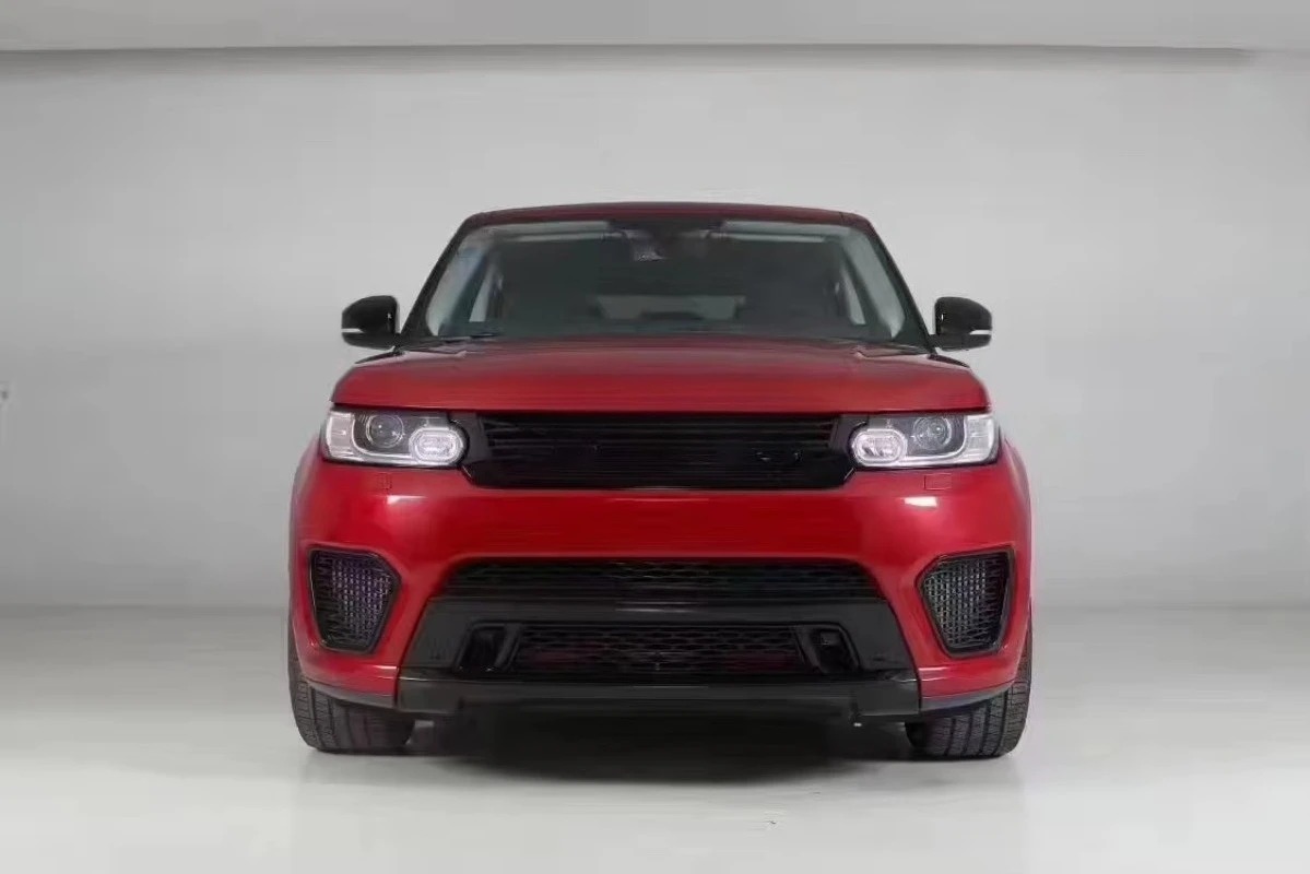 For RR Sport 2014-2017 OE Style Upgrade to SVR Version Front and Rear Bumper Completely Low Upgrade to High Body Kit